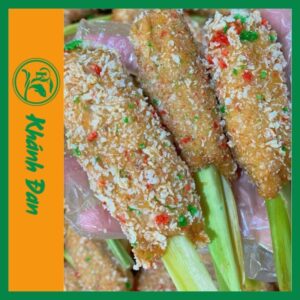 chả cuốn xả chiên xù