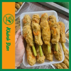 chả tôm cuốn xả